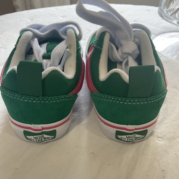 Vans Classic Green and White Sneakers - Picture 10 of 10